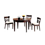 Takhat Style Wooden Dining Table with Cross Jali Wooden Chairs 